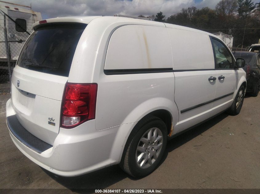 2014 RAM CARGO VAN TRADESMAN 2C4JRGAG1ER204804