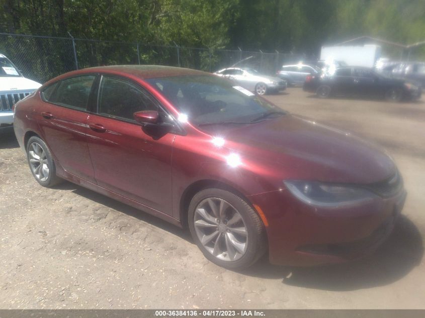2015 CHRYSLER 200 S - 1C3CCCDG1FN530295