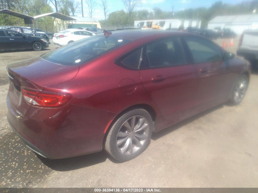 2015 CHRYSLER 200 S - 1C3CCCDG1FN530295