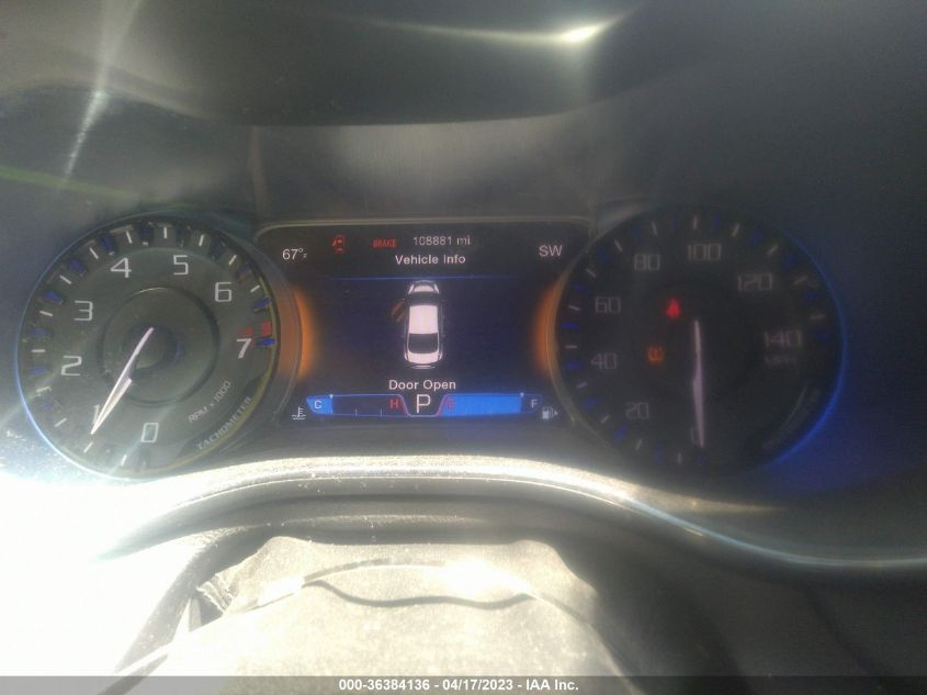 2015 CHRYSLER 200 S - 1C3CCCDG1FN530295