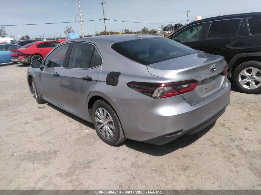 2022 TOYOTA CAMRY HYBRID LE - 4T1C31AK9NU579110
