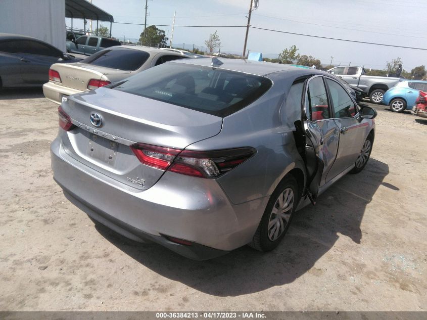 2022 TOYOTA CAMRY HYBRID LE - 4T1C31AK9NU579110