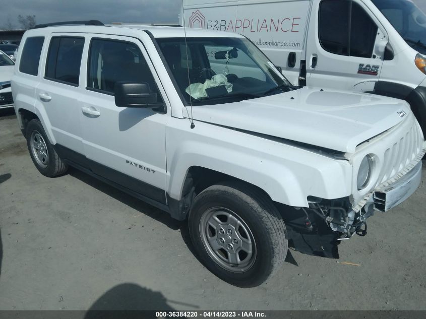 2015 JEEP PATRIOT SPORT - 1C4NJPBA0FD341126