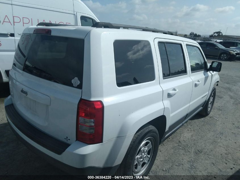 2015 JEEP PATRIOT SPORT - 1C4NJPBA0FD341126