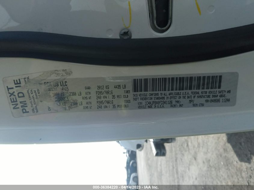 2015 JEEP PATRIOT SPORT - 1C4NJPBA0FD341126