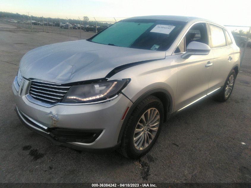 2016 LINCOLN MKX SELECT - 2LMTJ6KR4GBL24473