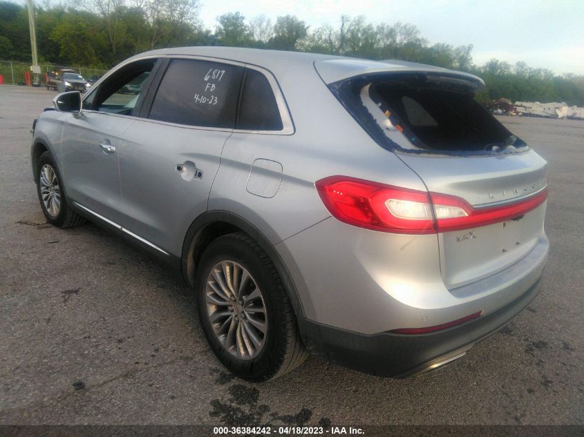 2016 LINCOLN MKX SELECT - 2LMTJ6KR4GBL24473