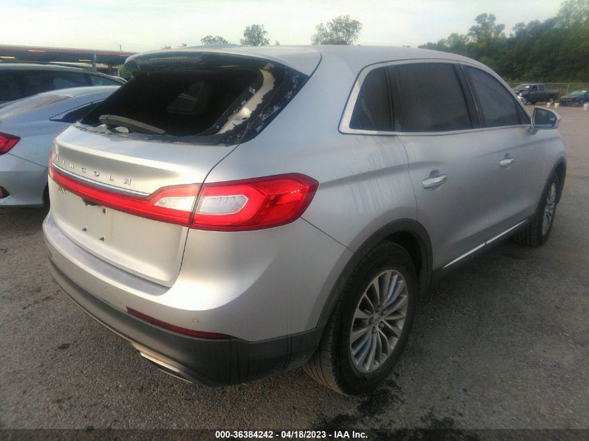 2016 LINCOLN MKX SELECT - 2LMTJ6KR4GBL24473