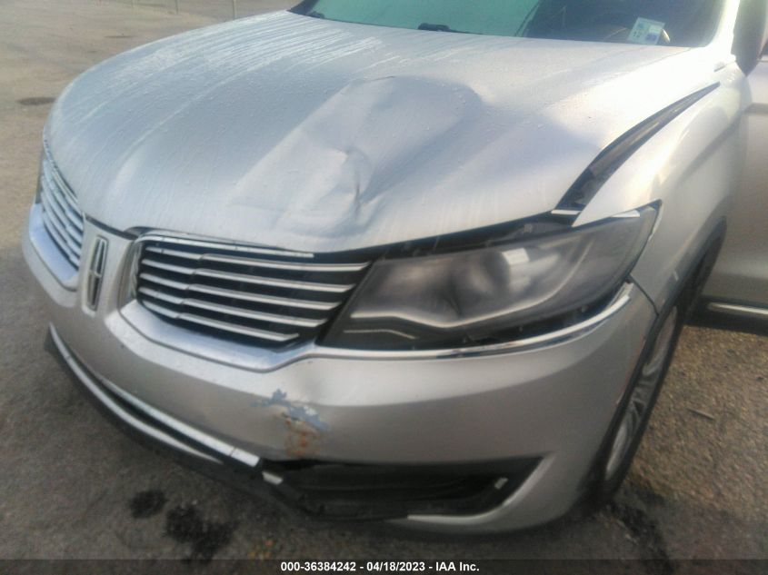2016 LINCOLN MKX SELECT - 2LMTJ6KR4GBL24473