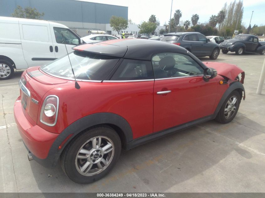2014 MINI COOPER COUPE - WMWSX1C53ET507866