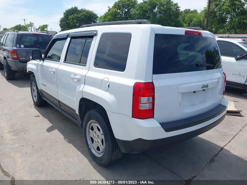 2015 JEEP PATRIOT SPORT - 1C4NJPBA2FD219464