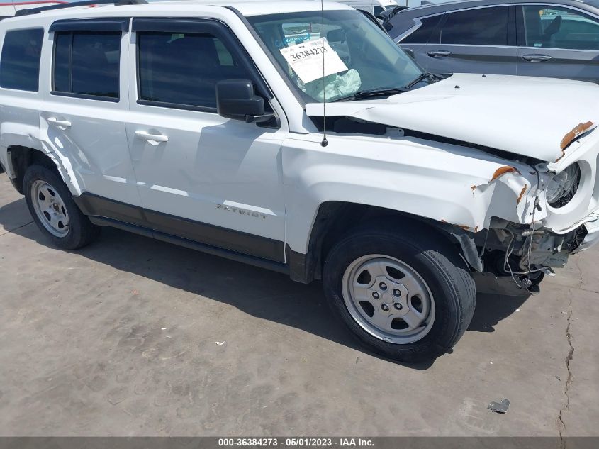2015 JEEP PATRIOT SPORT - 1C4NJPBA2FD219464