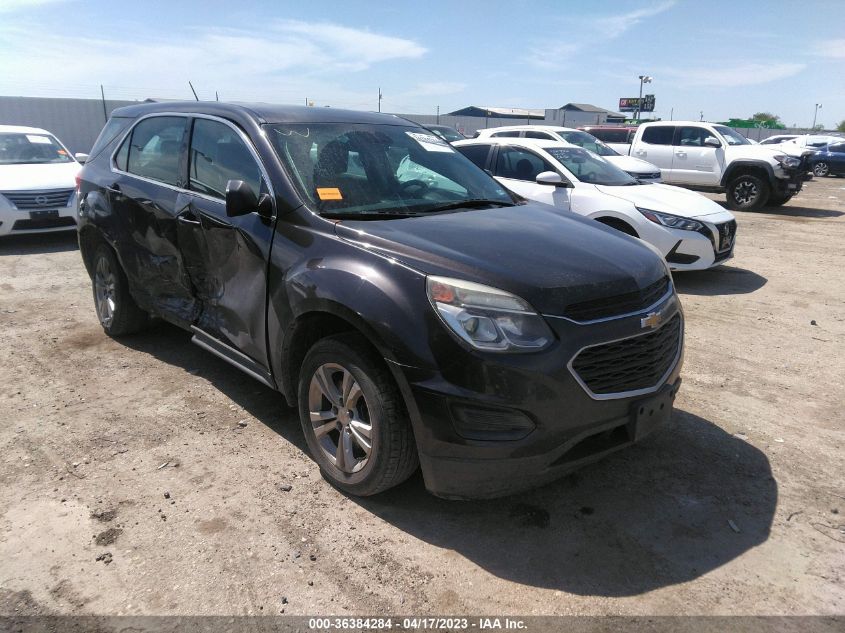 2016 CHEVROLET EQUINOX LS - 2GNALBEK9G6242487