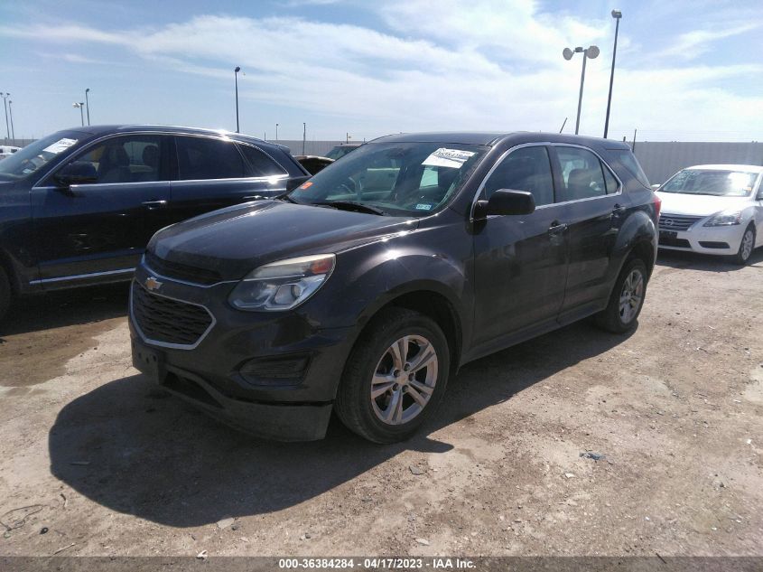 2016 CHEVROLET EQUINOX LS - 2GNALBEK9G6242487