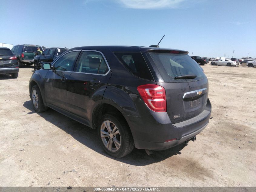 2016 CHEVROLET EQUINOX LS - 2GNALBEK9G6242487