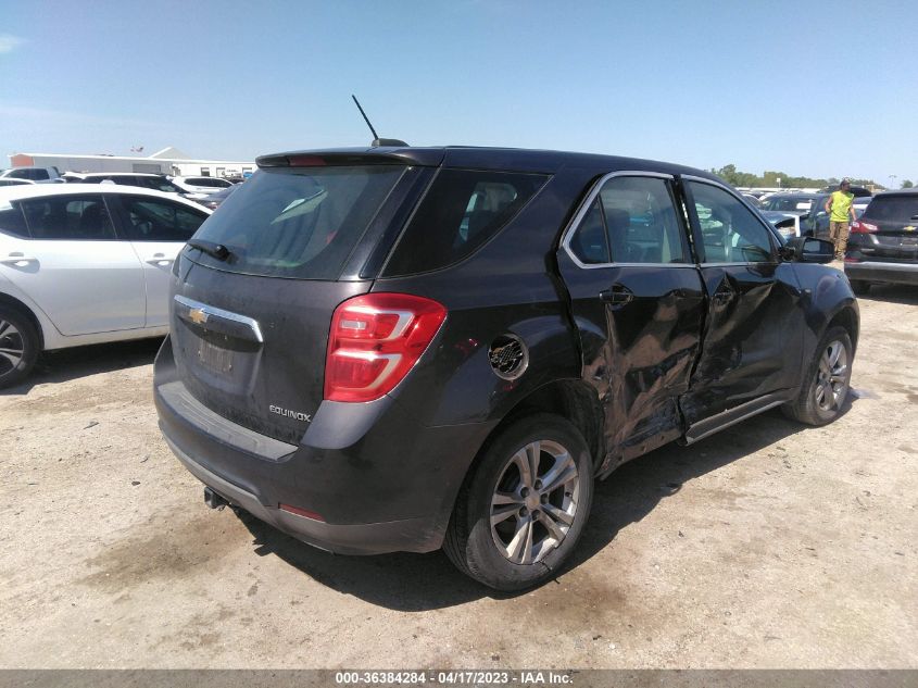 2016 CHEVROLET EQUINOX LS - 2GNALBEK9G6242487