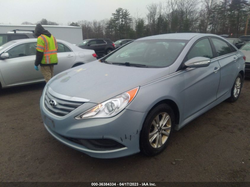 2014 HYUNDAI SONATA GLS - 5NPEB4AC6EH904848