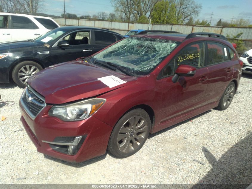 2015 SUBARU IMPREZA WAGON 2.0I SPORT PREMIUM - JF1GPAU64F8227321
