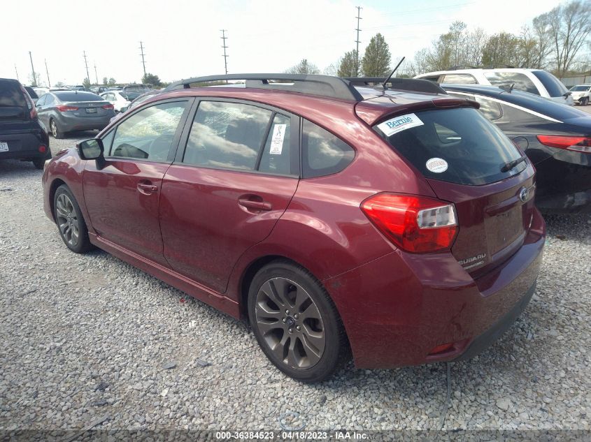 2015 SUBARU IMPREZA WAGON 2.0I SPORT PREMIUM - JF1GPAU64F8227321