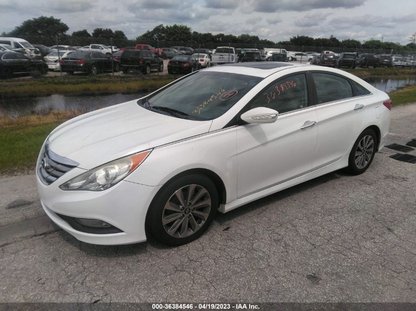 2014 HYUNDAI SONATA LIMITED - 5NPEC4AC4EH890705