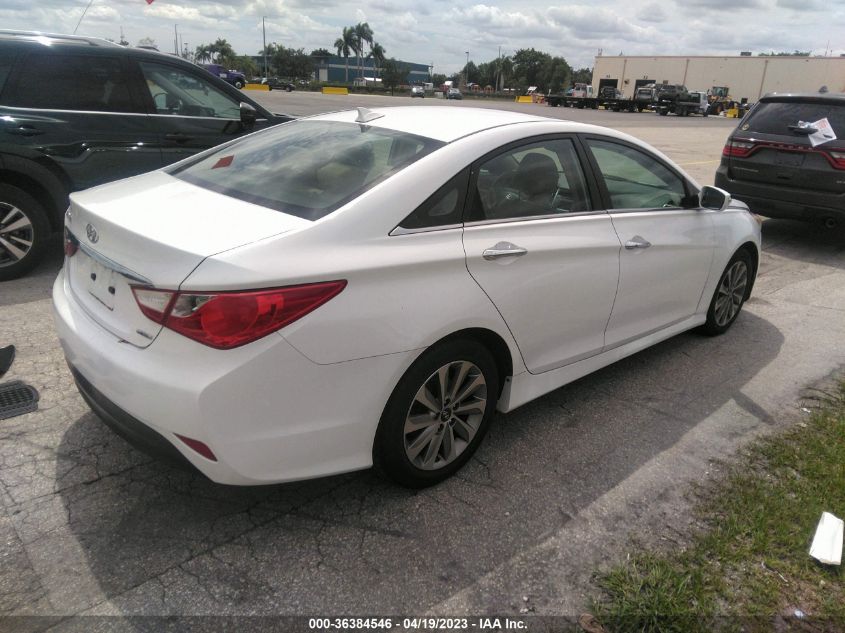 2014 HYUNDAI SONATA LIMITED - 5NPEC4AC4EH890705