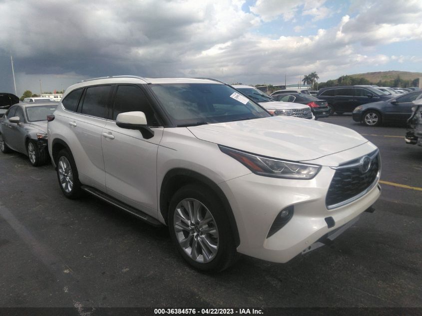 2021 TOYOTA HIGHLANDER LIMITED/PLATINUM - 5TDYZRAHXMS529928