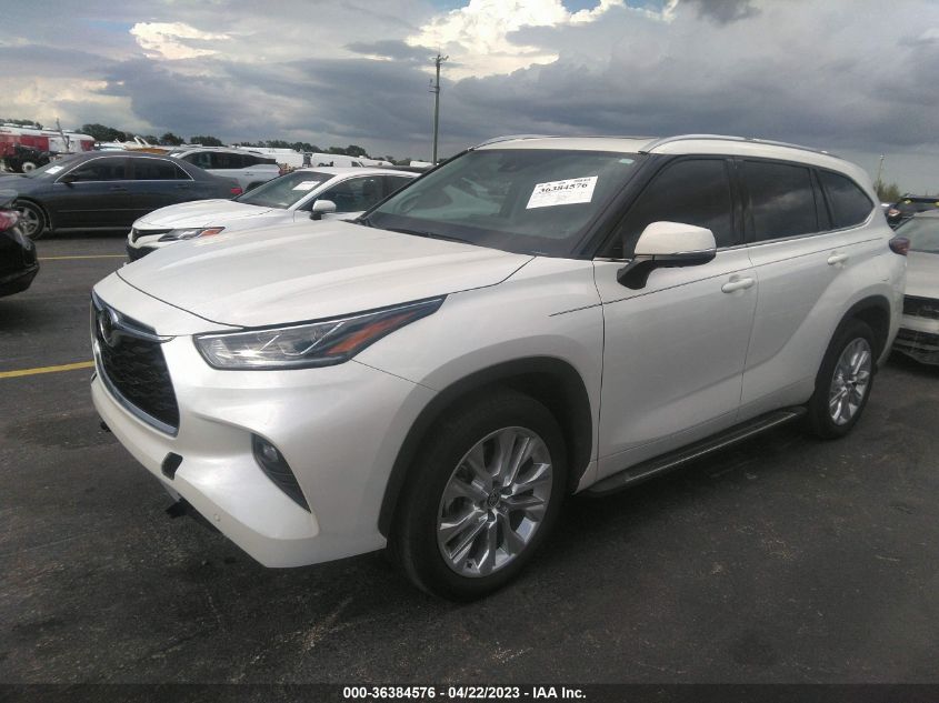 2021 TOYOTA HIGHLANDER LIMITED/PLATINUM - 5TDYZRAHXMS529928