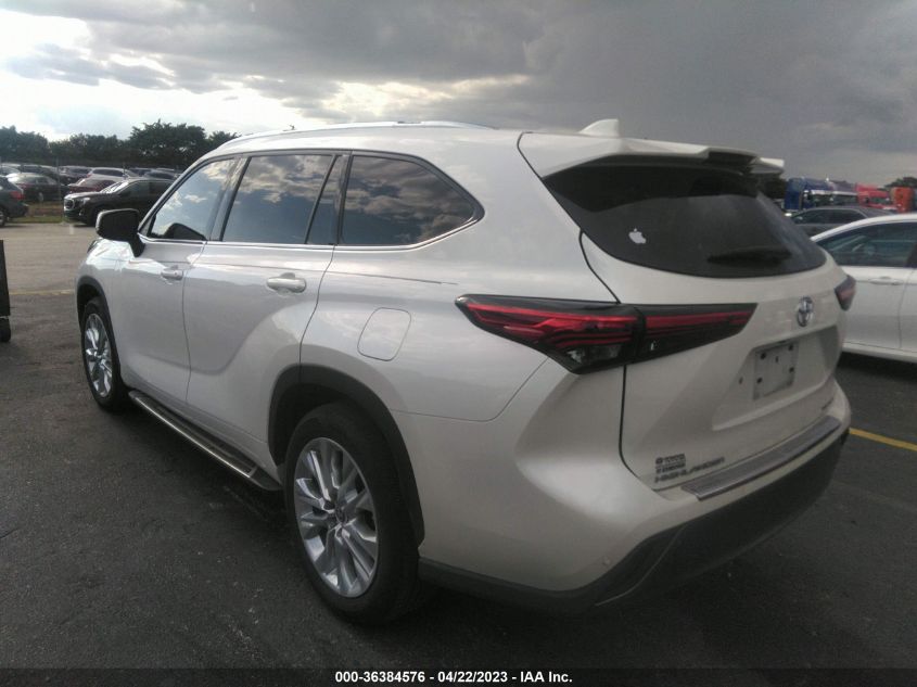 2021 TOYOTA HIGHLANDER LIMITED/PLATINUM - 5TDYZRAHXMS529928