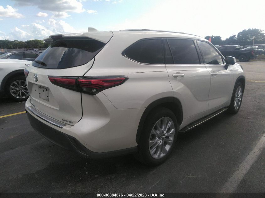 2021 TOYOTA HIGHLANDER LIMITED/PLATINUM - 5TDYZRAHXMS529928