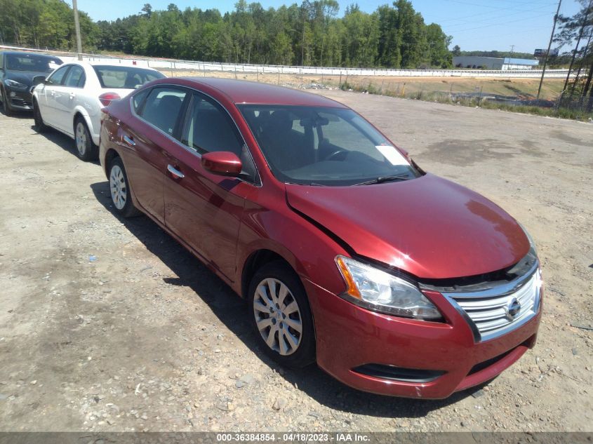 2015 NISSAN SENTRA SR/SL/S/SV/FE+ S - 3N1AB7AP7FL633399