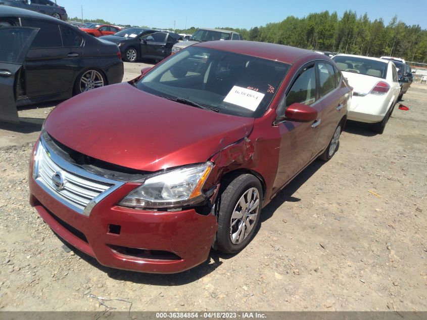 2015 NISSAN SENTRA SR/SL/S/SV/FE+ S - 3N1AB7AP7FL633399