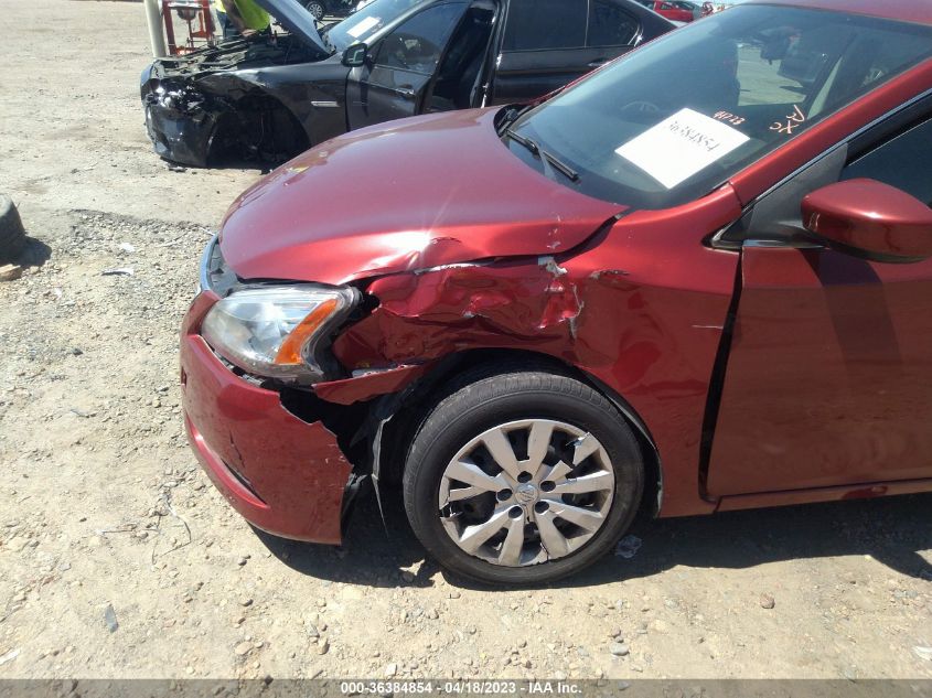 2015 NISSAN SENTRA SR/SL/S/SV/FE+ S - 3N1AB7AP7FL633399