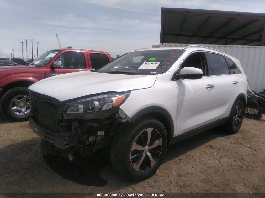 VIN 5XYPH4A55HG330893 2017 KIA SORENTO EX V6