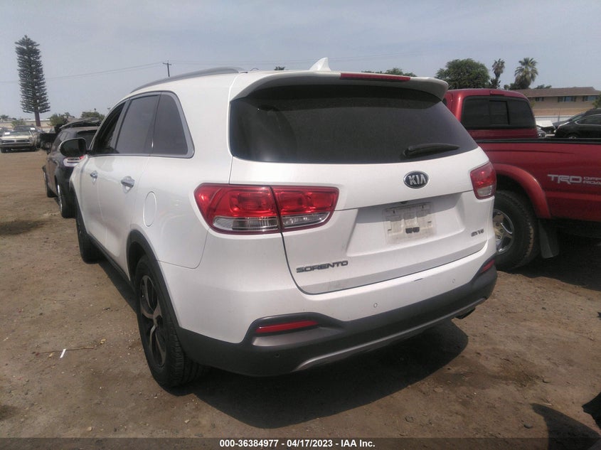 VIN 5XYPH4A55HG330893 2017 KIA SORENTO EX V6