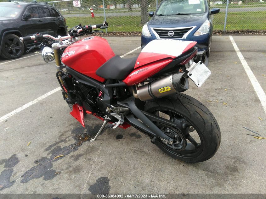2011 TRIUMPH MOTORCYCLE STREET TRIPLE 675 SMTD01NEXBT464492