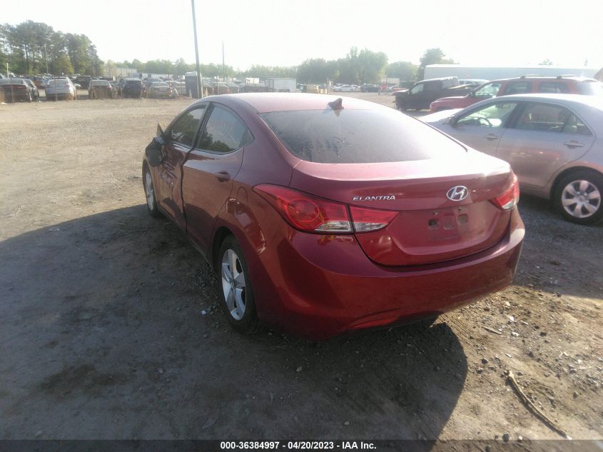 2013 HYUNDAI ELANTRA GLS - 5NPDH4AE6DH256101