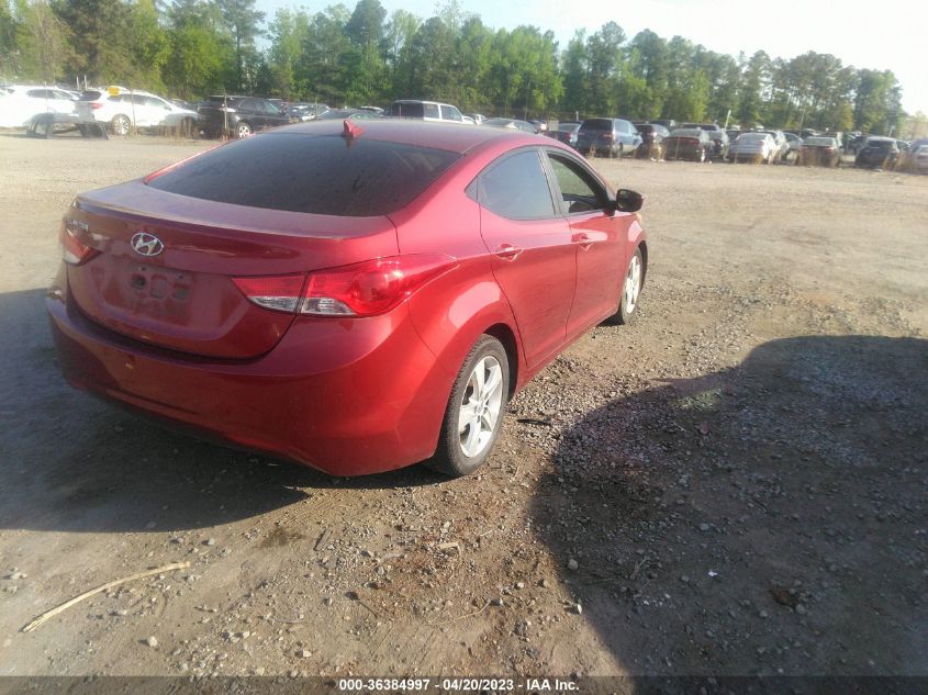 2013 HYUNDAI ELANTRA GLS - 5NPDH4AE6DH256101