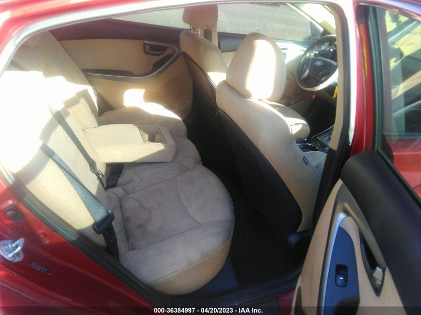 2013 HYUNDAI ELANTRA GLS - 5NPDH4AE6DH256101