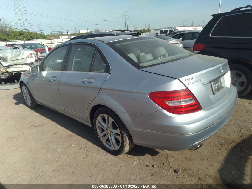 2013 MERCEDES-BENZ C-CLASS C 250 - WDDGF4HB5DA781291