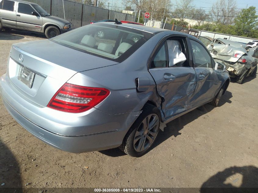 2013 MERCEDES-BENZ C-CLASS C 250 - WDDGF4HB5DA781291