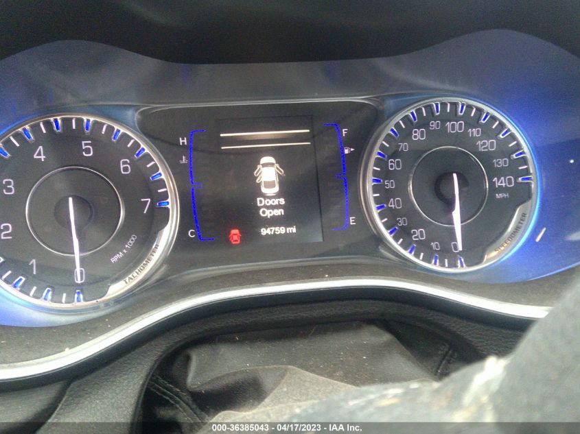 2015 CHRYSLER 200 LIMITED 1C3CCCAB1FN704164