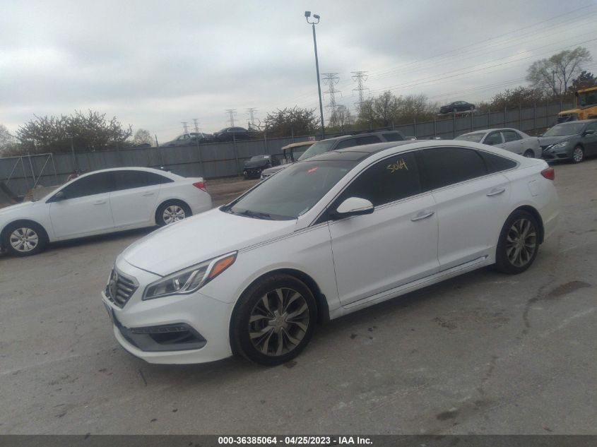 2015 HYUNDAI SONATA 2.0T LIMITED - 5NPE34AB3FH183524