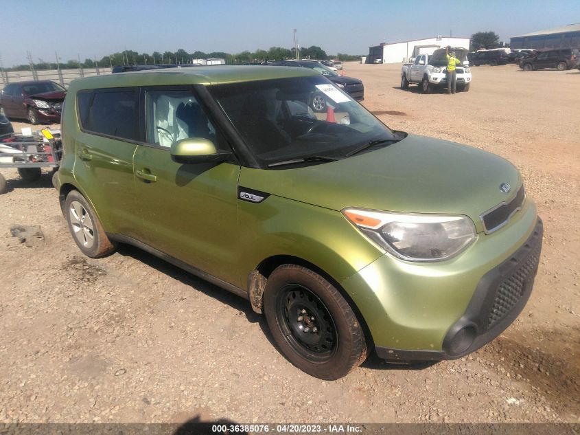 2015 KIA SOUL BASE - KNDJN2A22F7752512