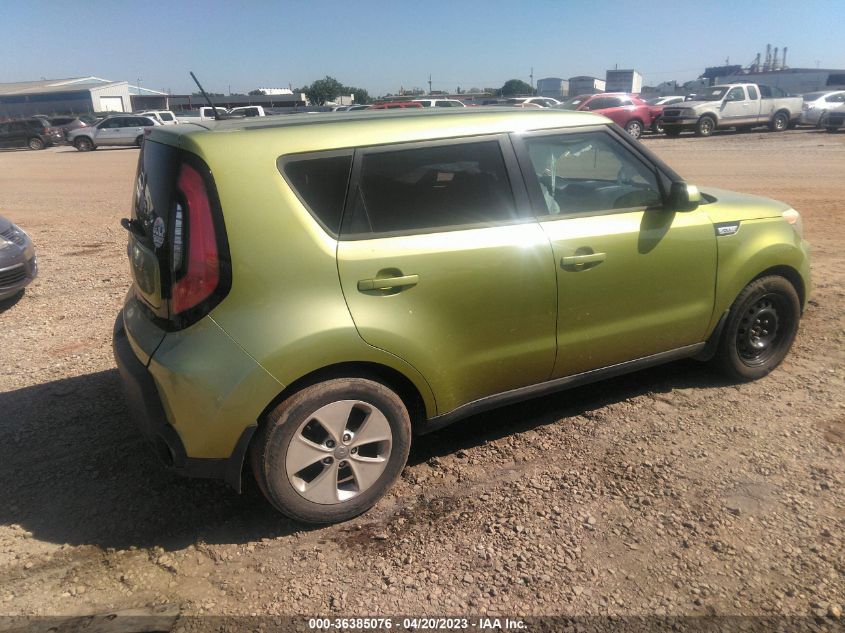 2015 KIA SOUL BASE - KNDJN2A22F7752512