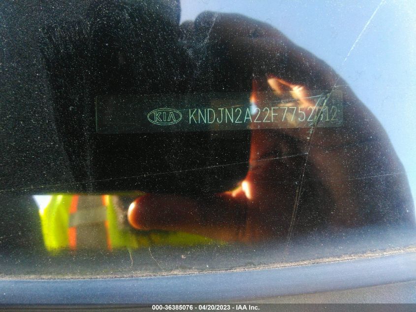 2015 KIA SOUL BASE - KNDJN2A22F7752512