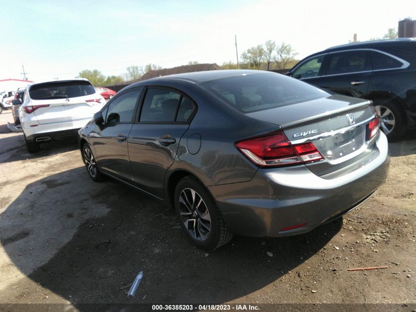2013 HONDA CIVIC SDN EX-L - 19XFB2F90DE088034