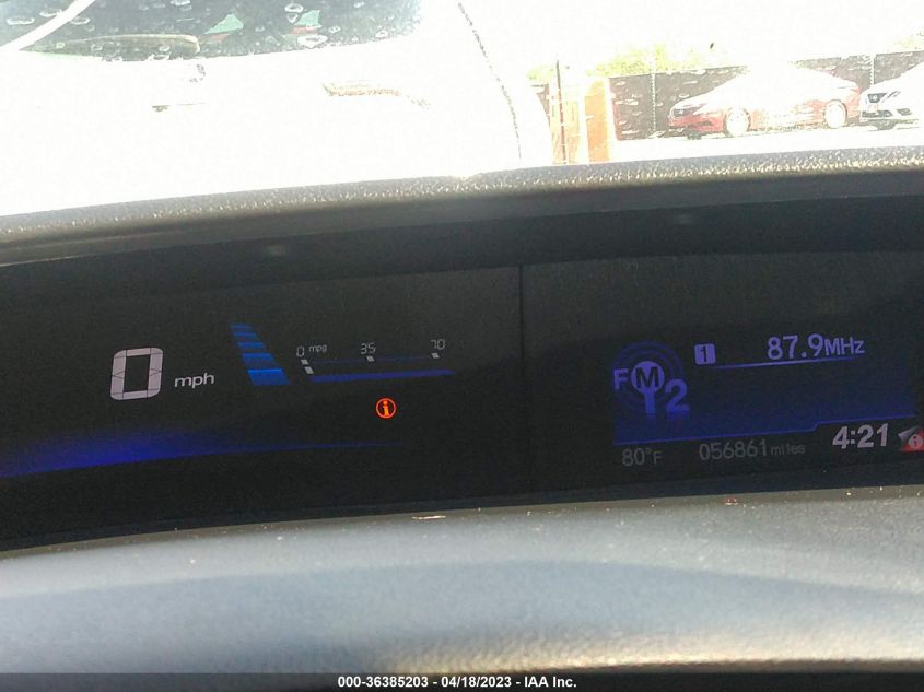 2013 HONDA CIVIC SDN EX-L - 19XFB2F90DE088034