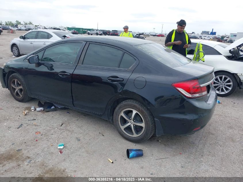 2015 HONDA CIVIC SEDAN SE - 19XFB2F73FE040559