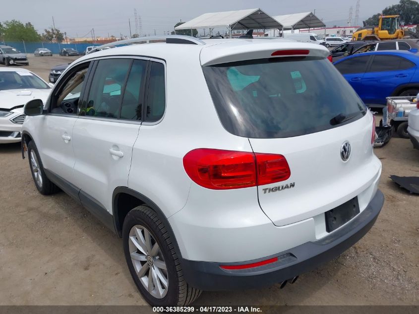 2017 VOLKSWAGEN TIGUAN WOLFSBURG EDITION - WVGRV7AX3HK012328