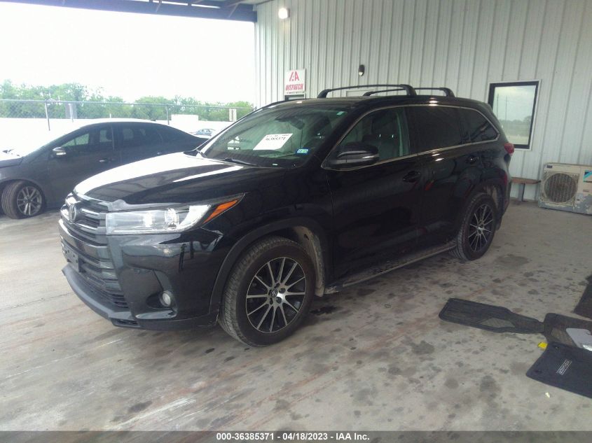 2018 TOYOTA HIGHLANDER SE/XLE - 5TDKZRFHXJS288737